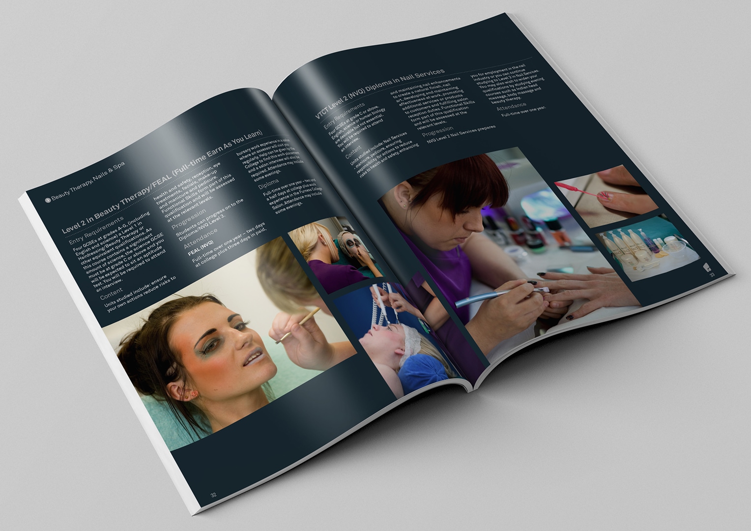 Furness College Prospectus Creative artwork and graphic design.