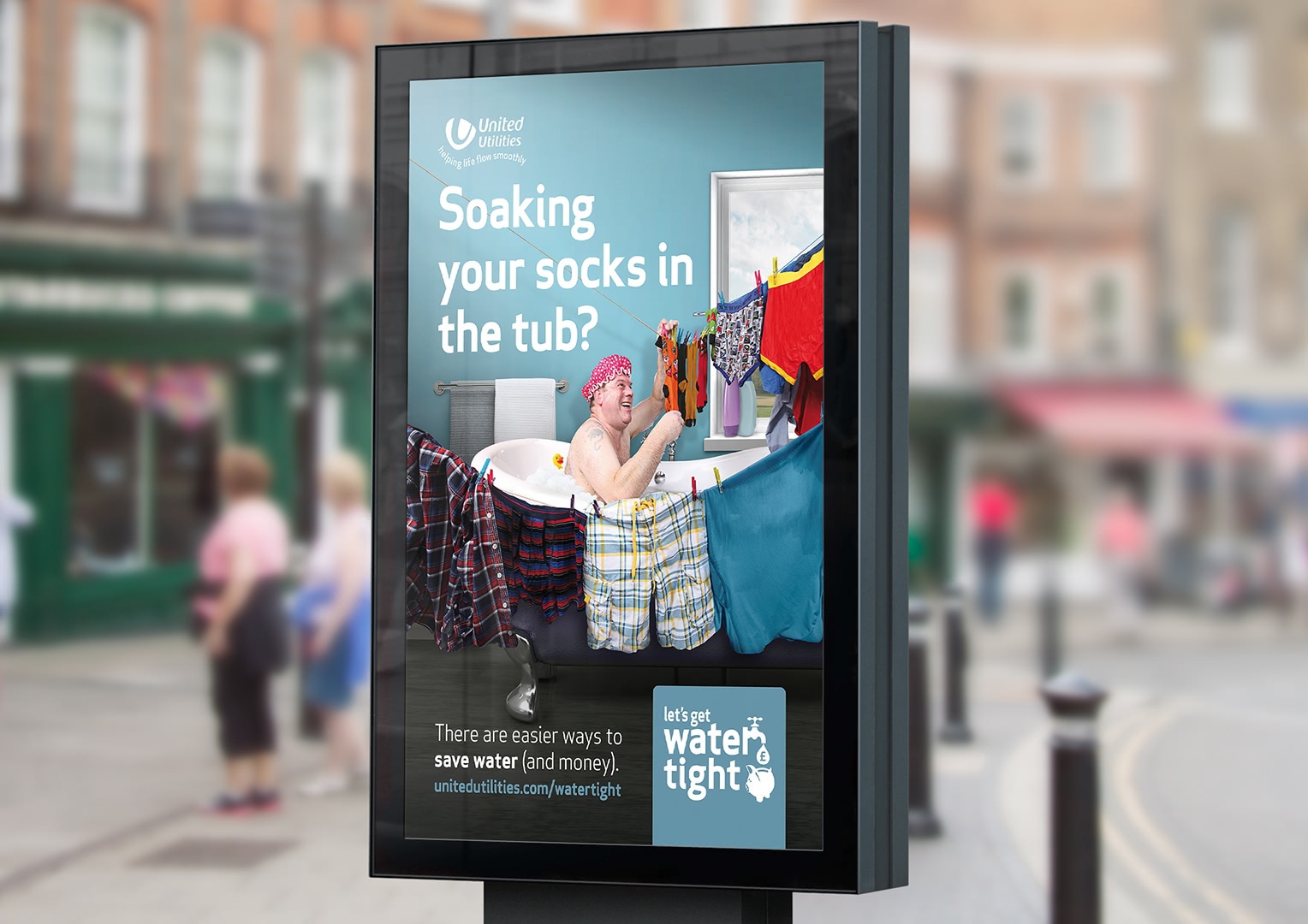 6 Sheet United Utilities Water Tight Campaign